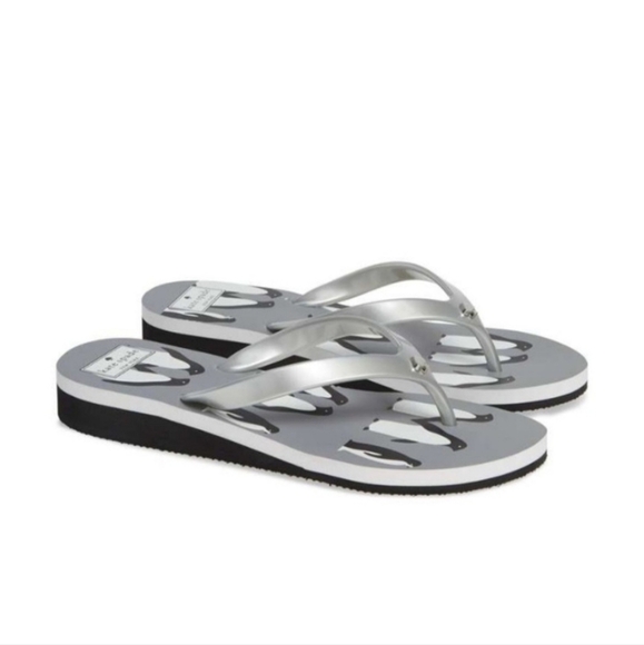 Kate Spade Milli Wedge Penguin Sandals - Picture 1 of 8